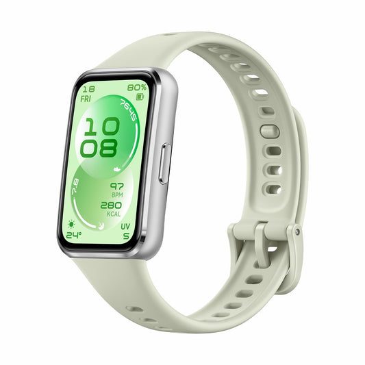 HUAWEI Band 11 Smartwatch, Fitness Tracker with 1.62" AMOLED Display, 1500 Nits, Heart Rate & Sleep Tracking, SpO2, Up to 14 Days Battery, Bluetooth, Android & iOS, Alloy Case, Green - Candy-B29F
