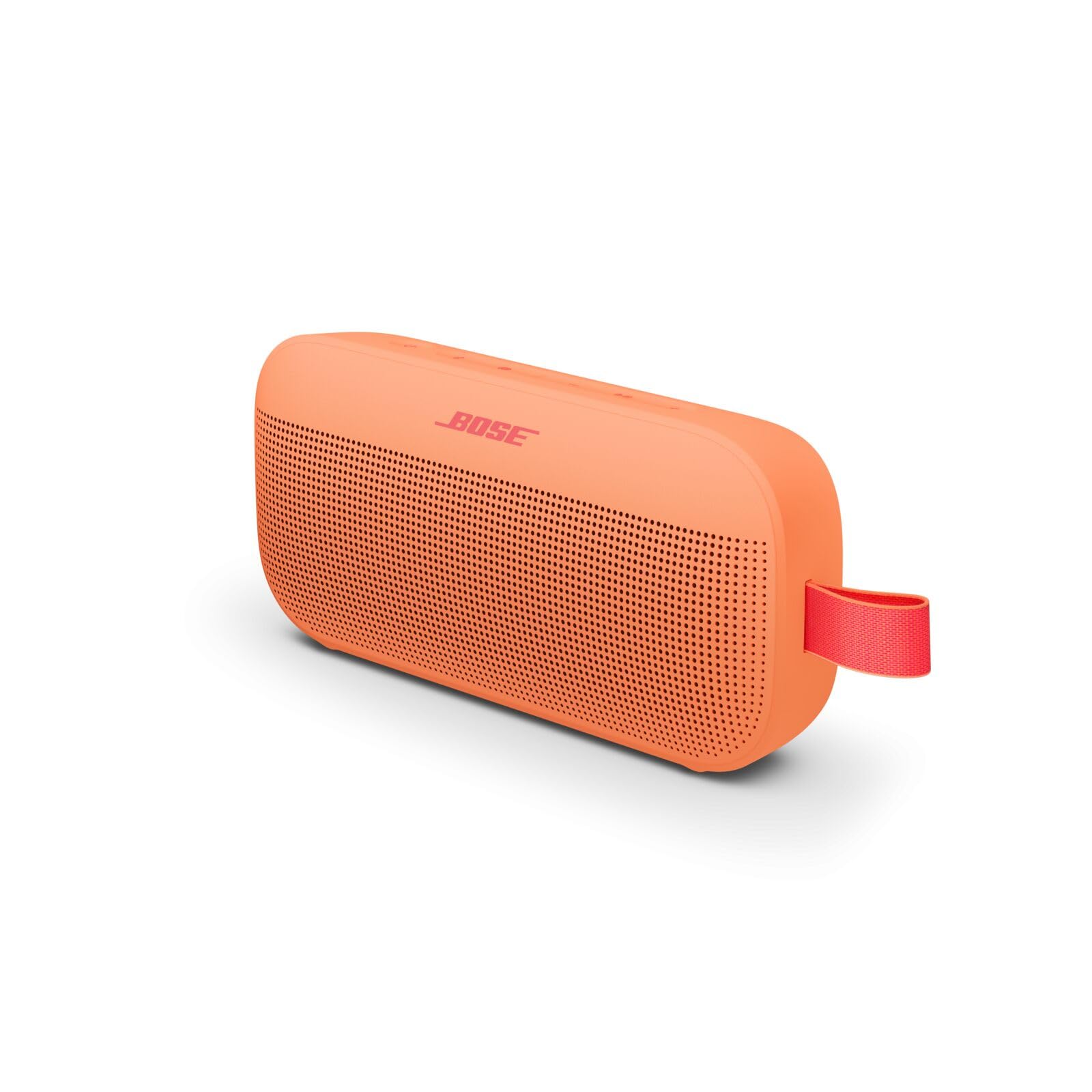Bose SoundLink Flex Portable Bluetooth Speaker (2nd Gen.), Portable Outdoor Speaker, Waterproof and Dustproof, with Lifelike Sound, 12 Hour Battery, Peach Sunset - 887612-0150