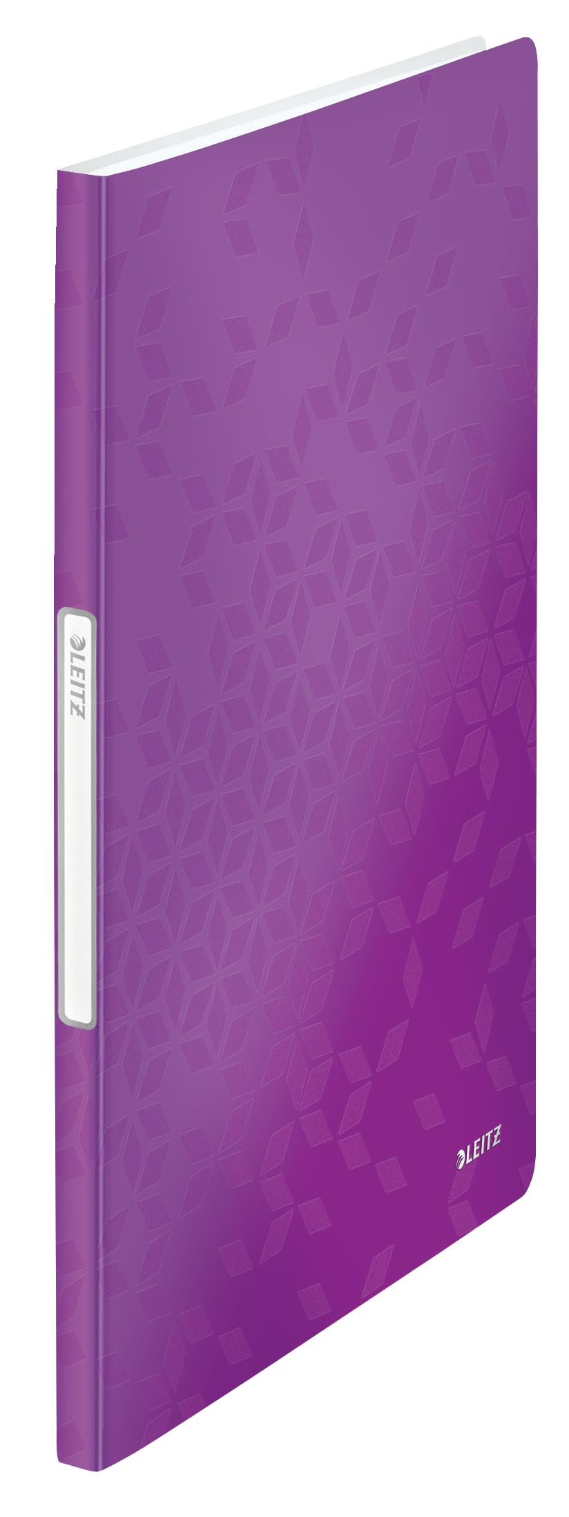 Leitz WOW display book in A4 format, pack of 10, each with 20 transparent pockets for 40 sheets, purple, WOW, 46310062 - 46310062-10