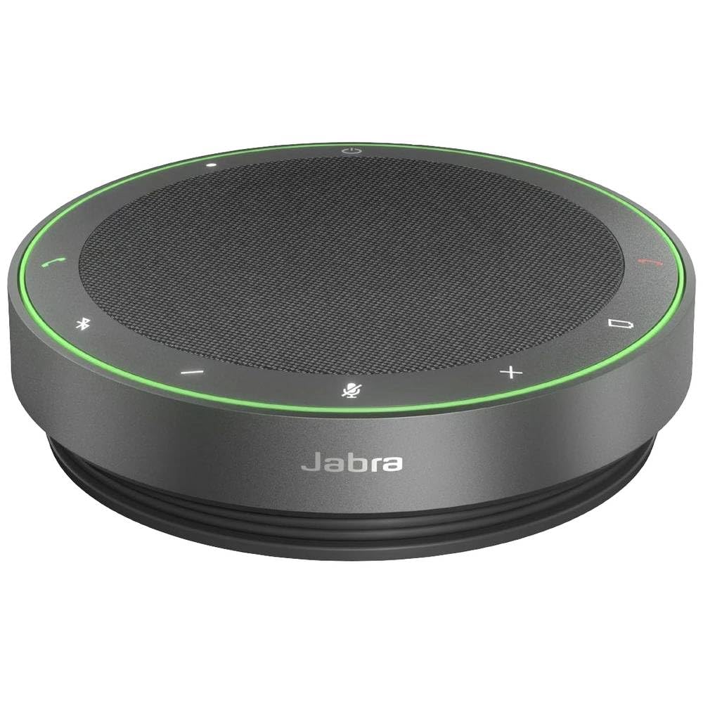Jabra Speak2 75 Bluetooth Wireless Speakerphone, 4 Noise Canceling Microphones, 65mm Full Range Speaker, Super Wideband Audio, Works with Google Meet, Dark Gray - 2775-209