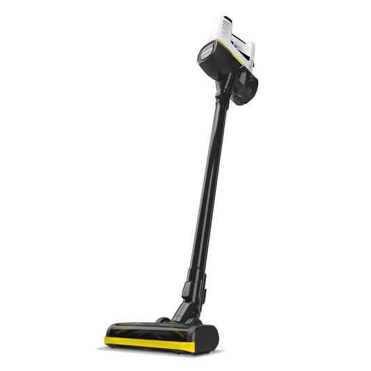 KÄRCHER Aspirator cu acumulator VC 4 Cordless myHome, 2 niveluri de aspirație, autonomie: până la 30 min., greutate: 2,3 kg, inclus: acumulator de 21,6 V, încărcător, suport de perete, duză pentru podea și fisuri, perie 2 în 1 pentru praf - 1.198-630.0