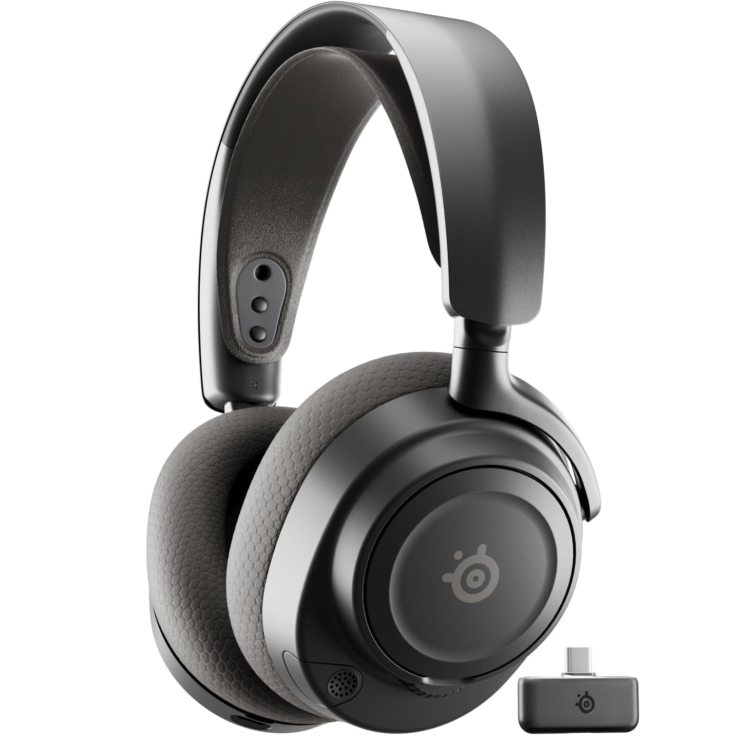 SteelSeries Arctis Nova 7P Wireless Gen 2 - PS5 Headset - Gaming Headset Wireless - App Control - Over 50 Hours Battery & Quick Charge Function - 2.4 GHz + Bluetooth - For PlayStation, PC & More - Black - 61744