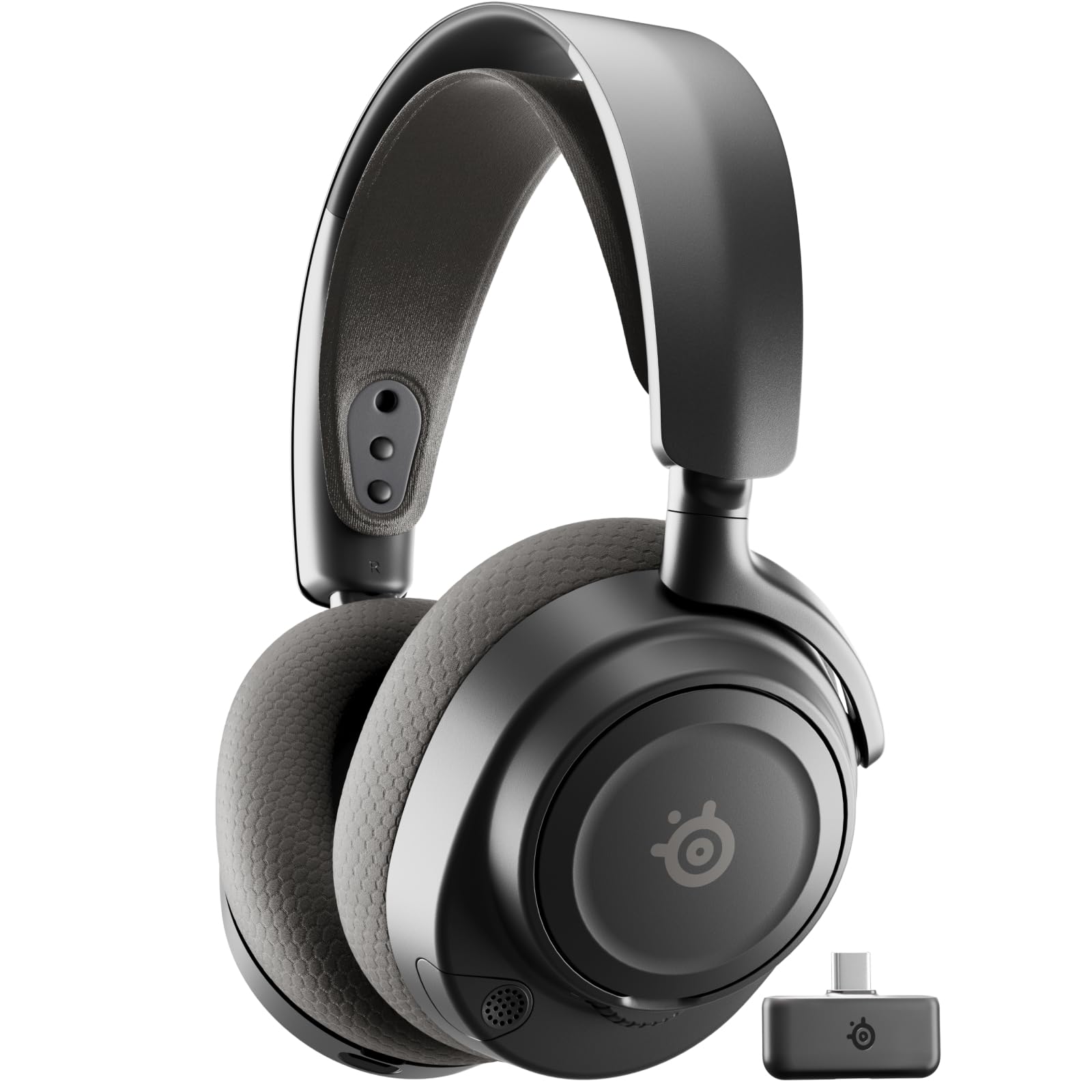 SteelSeries Arctis Nova 7P Wireless Gen 2 - PS5 Headset - Gaming Headset Wireless - App Control - Over 50 Hours Battery & Quick Charge Function - 2.4 GHz + Bluetooth - For PlayStation, PC & More - Black - 61744