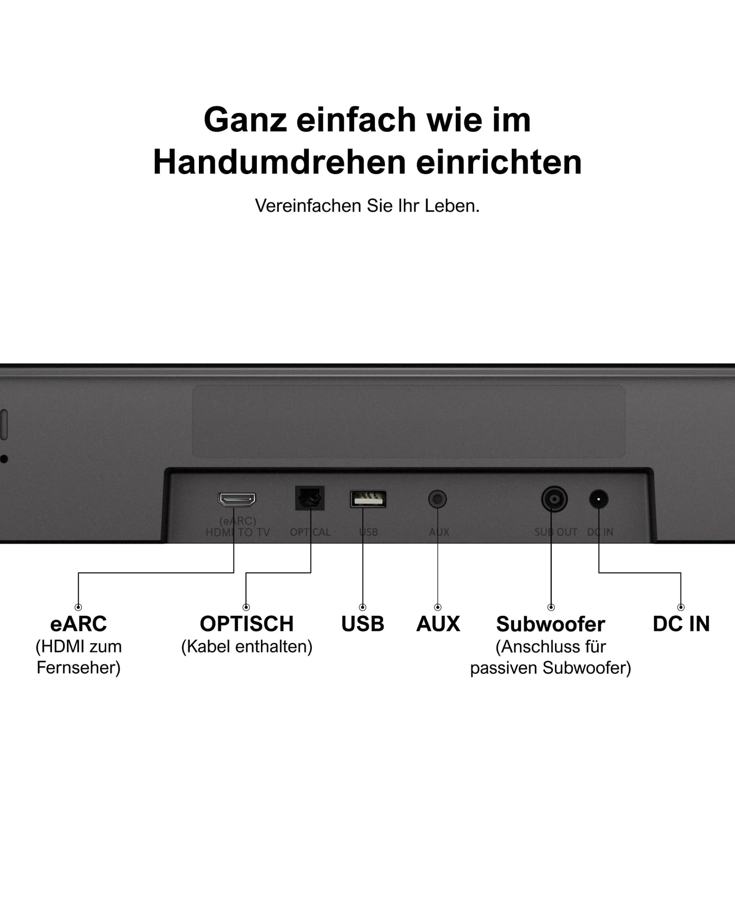 ULTIMEA 5.1 Soundbar with Dolby Atmos, Surround Sound System, Aura A50 Pro - U2523