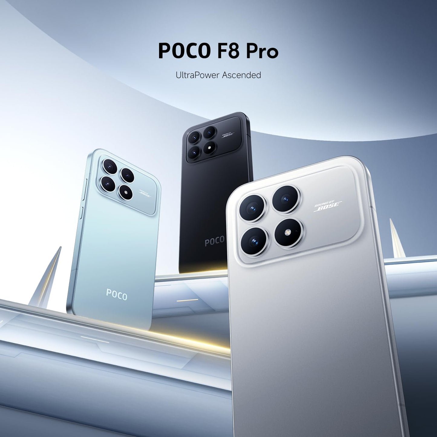 XIAOMI Poco F8 Pro Smartphone, 12+256GB, 6210mAh, 50MP, Titanium
