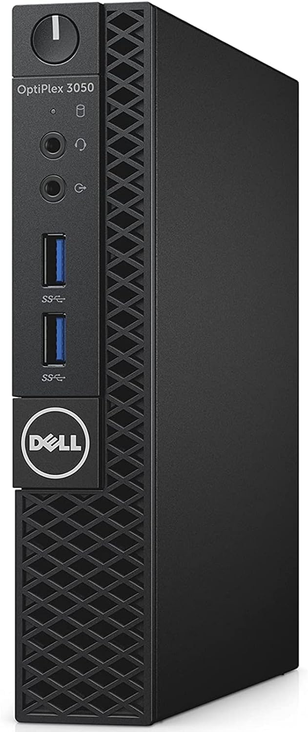 Dell Optiplex 3050 Mini PC Desktop Intel Core i7-6700T RAM 16GB SSD 240GB USB 3.0 HDMI Windows 11 Pro (Refurbished)