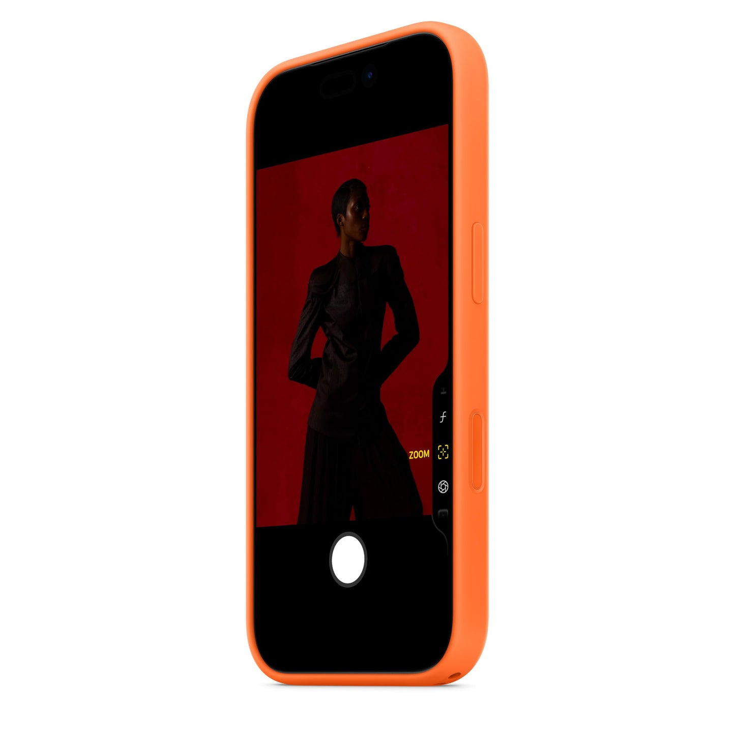 Apple iPhone 17 Pro Silicone Case with MagSafe - Orange  - MGFE4ZM/A