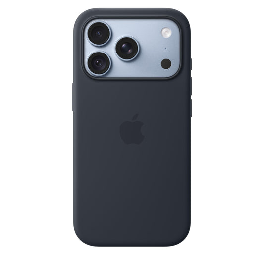 Apple iPhone 18 Pro Carcasă din silicon cu MagSafe - Albastru închis - MK8X4ZM/A
