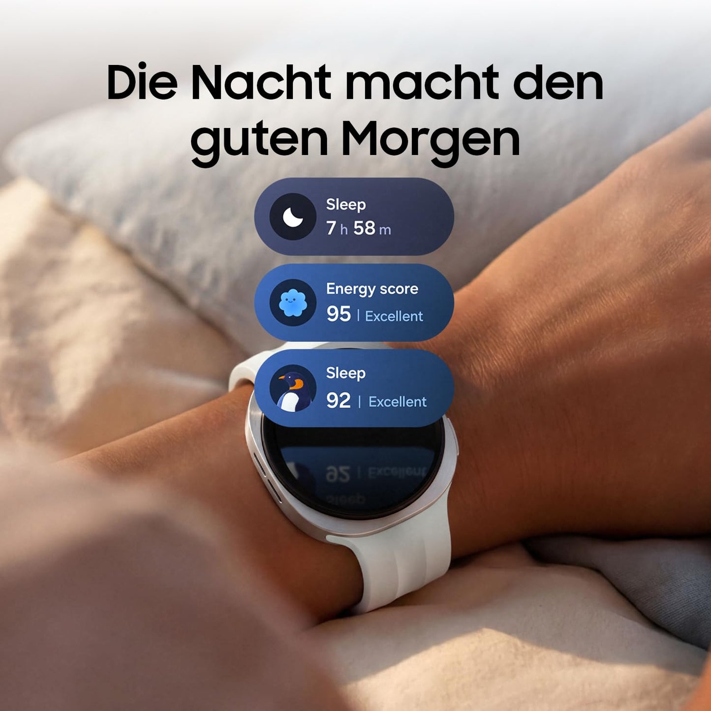Samsung Galaxy Watch9 AI Smartwatch 40mm, Minimalist Design, Cream