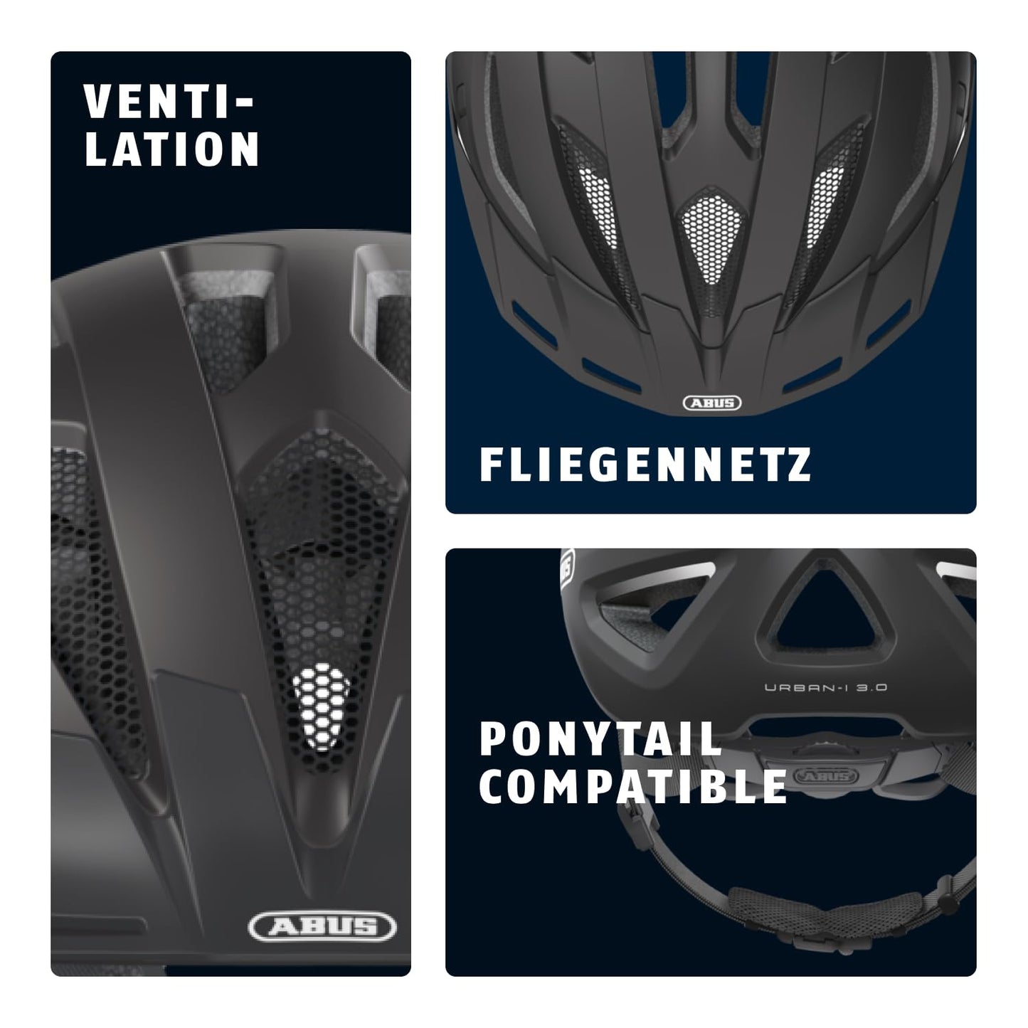 ABUS Urban-I 3.0 helmet black - 86852