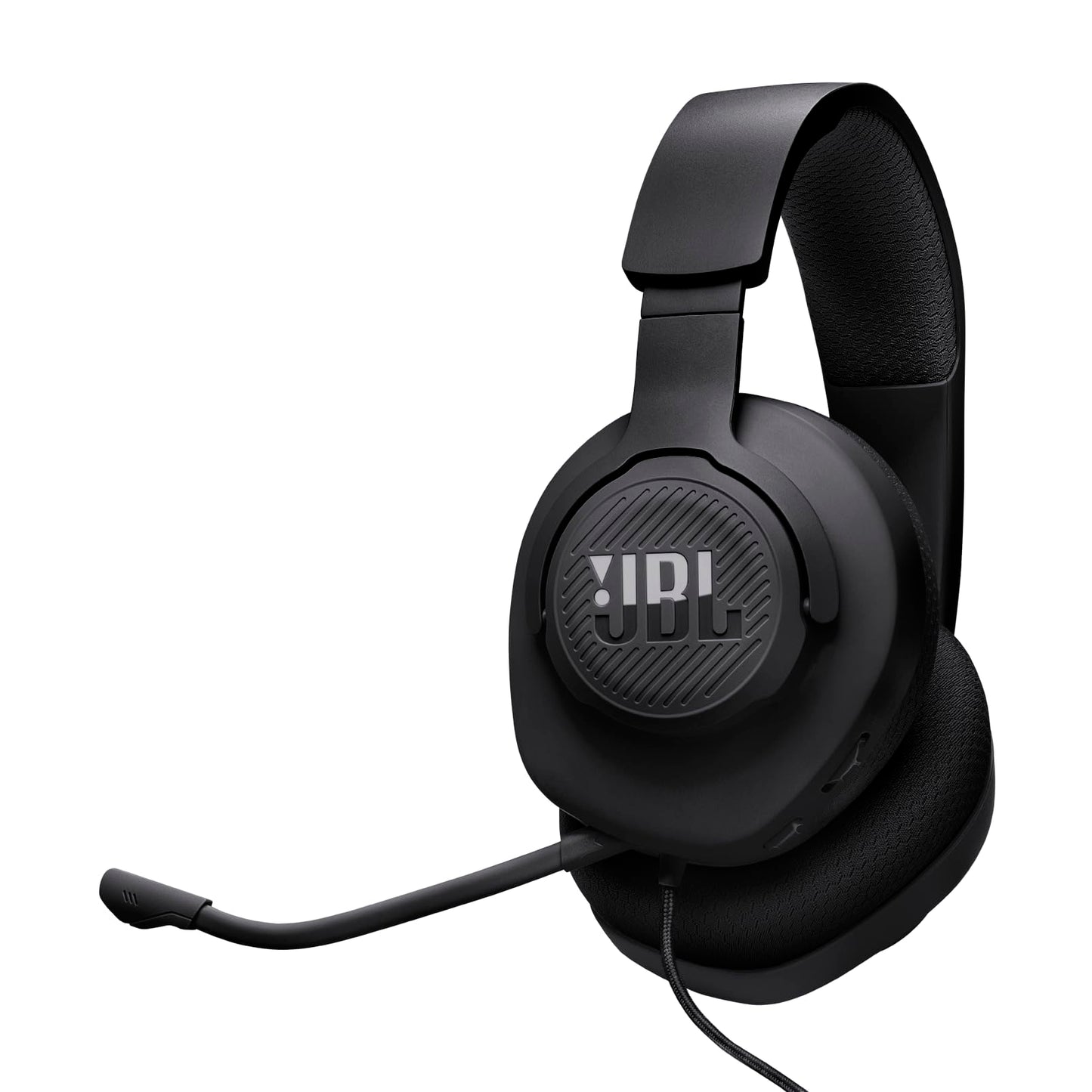 JBL Quantum 100M2 Wired Over-Ear Gaming Headset with JBL QuantumSOUND Signature, 3.5mm jack, multi-platform compatibility and detachable microphone with mute option, black - JBLQTUM100M2BLK