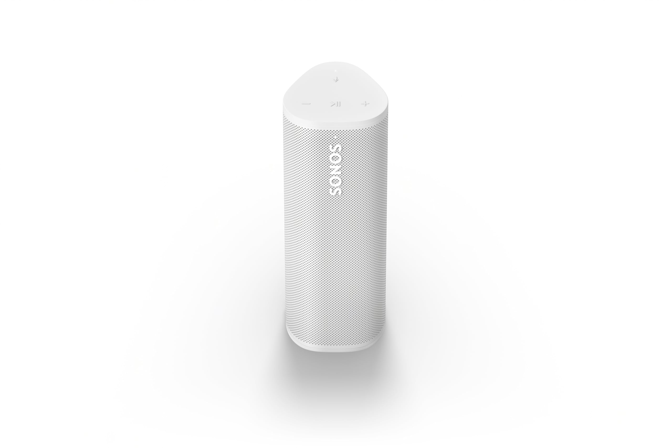 Sonos Roam 2 | Lightweight, mobile and waterproof speaker with Bluetooth, WLAN, at least 10 hours of battery life and voice control for indoors and outdoors - white - ROAM2R21