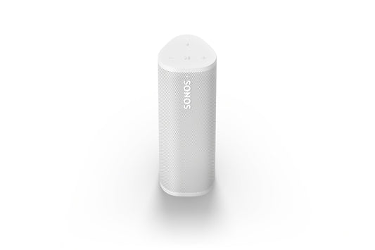 Sonos Roam 2 | Lightweight, mobile and waterproof speaker with Bluetooth, WLAN, at least 10 hours of battery life and voice control for indoors and outdoors - white - ROAM2R21