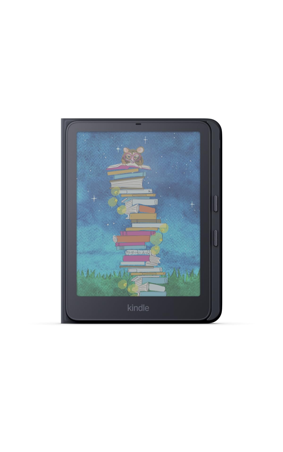 Vă prezentăm: Noua husă Amazon Kindle cu funcție de răsfoire și butoane, prindere magnetică pentru Kindle Paperwhite și Colorsoft Signature Edition (2026), material pe bază de plante. - 53-106804