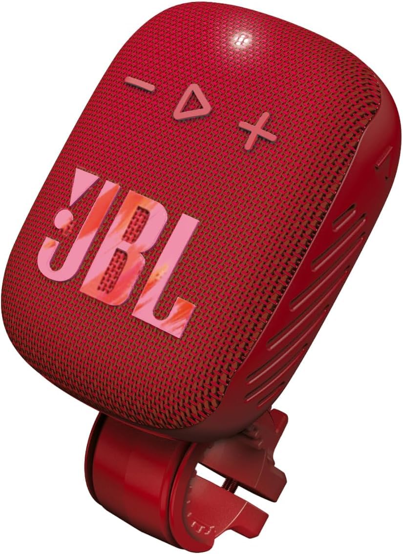 JBL Wind 3S Bicycle Speaker Bluetooth, IP67, 5 W, Red