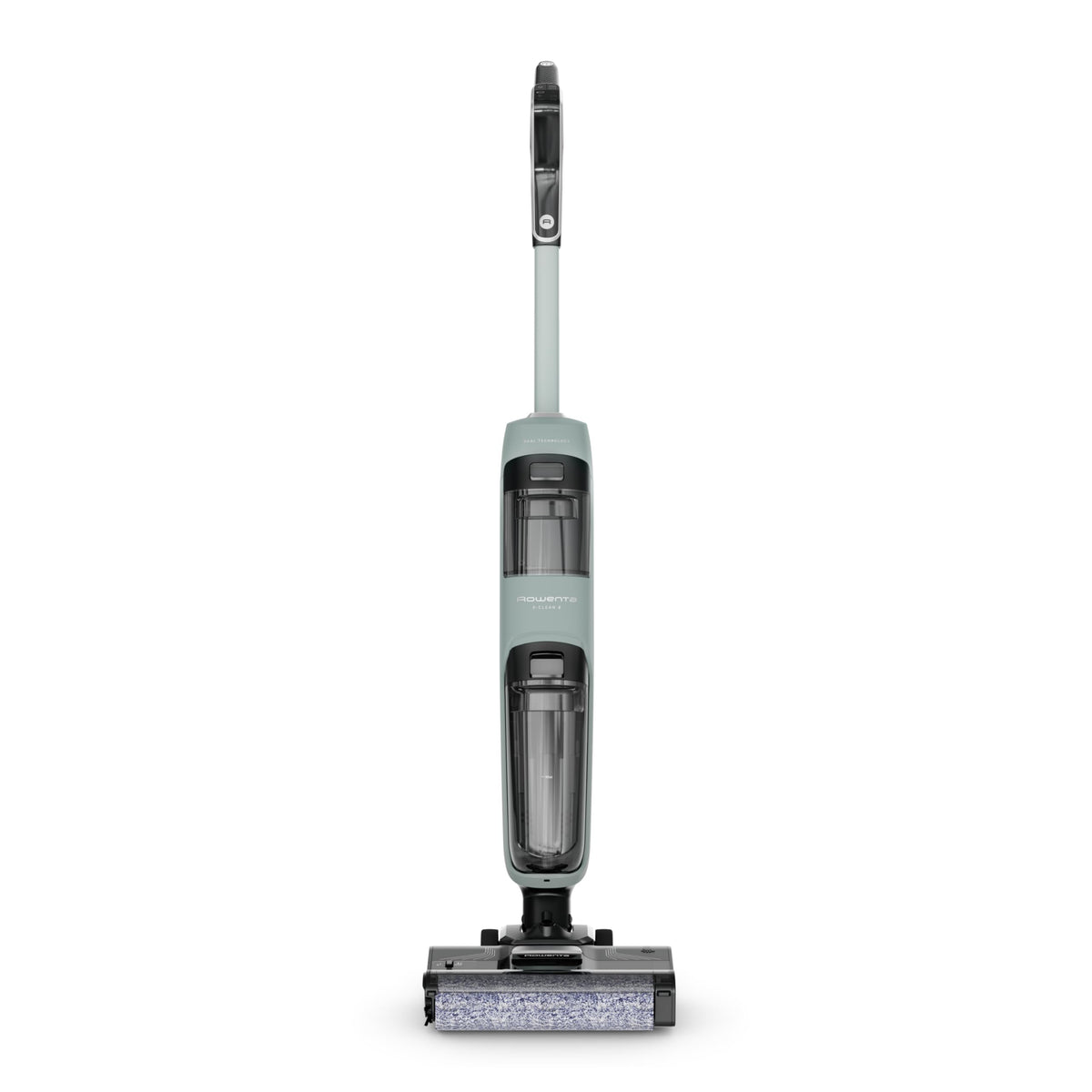 Rowenta X-Clean 2, 2-in-1 wet-dry vacuum cleaner, ECO/MAX modes for flawless results, weighs 1.1 kg, self-propelling brush, edge cleaning, 90 seconds self-cleaning cycle, Eucalyptus, GZ2262E0