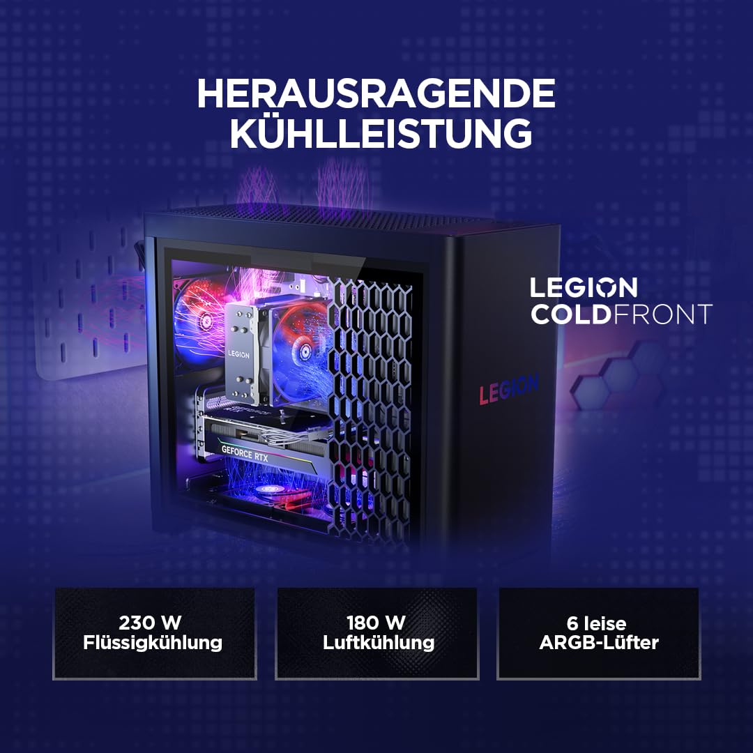 Lenovo Legion T5 Tower PC | Intel Ultra 7 | 32GB RAM | 1TB SSD | 30L - 90YA009TGF