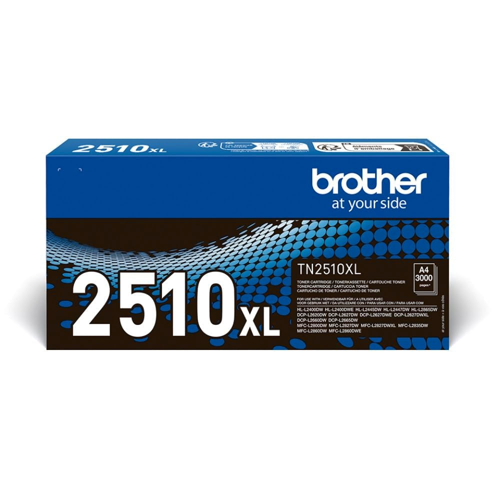 Brother Original TN-2510XL Toner Cartridge Black
