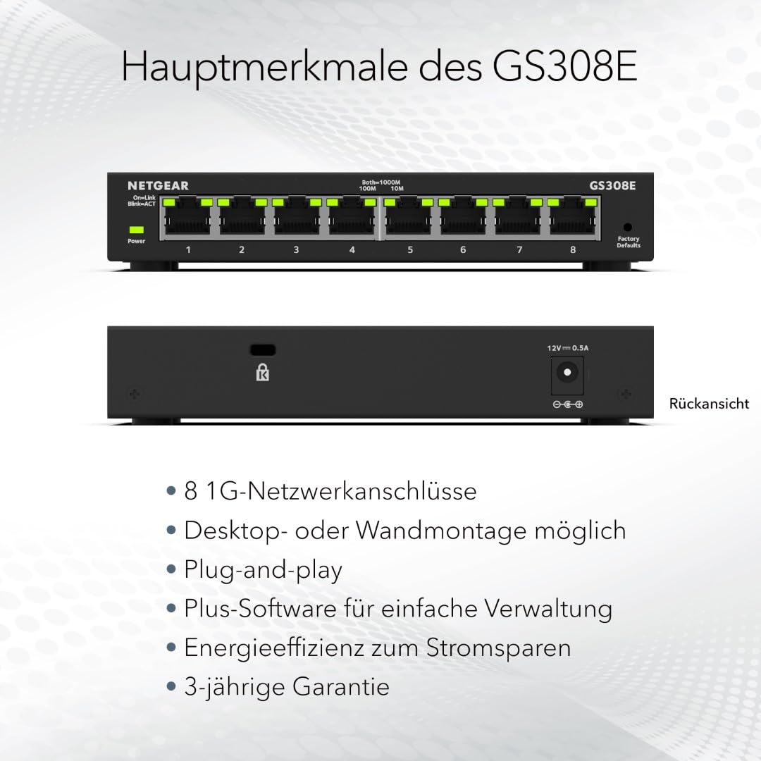 Netgear GS308E (GS308E-400EUS)