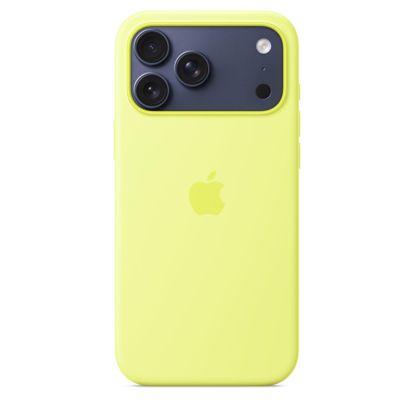 Apple iPhone 17 Pro Max Silicone Case with MagSafe - Neon Yellow  - MGFM4ZM/A