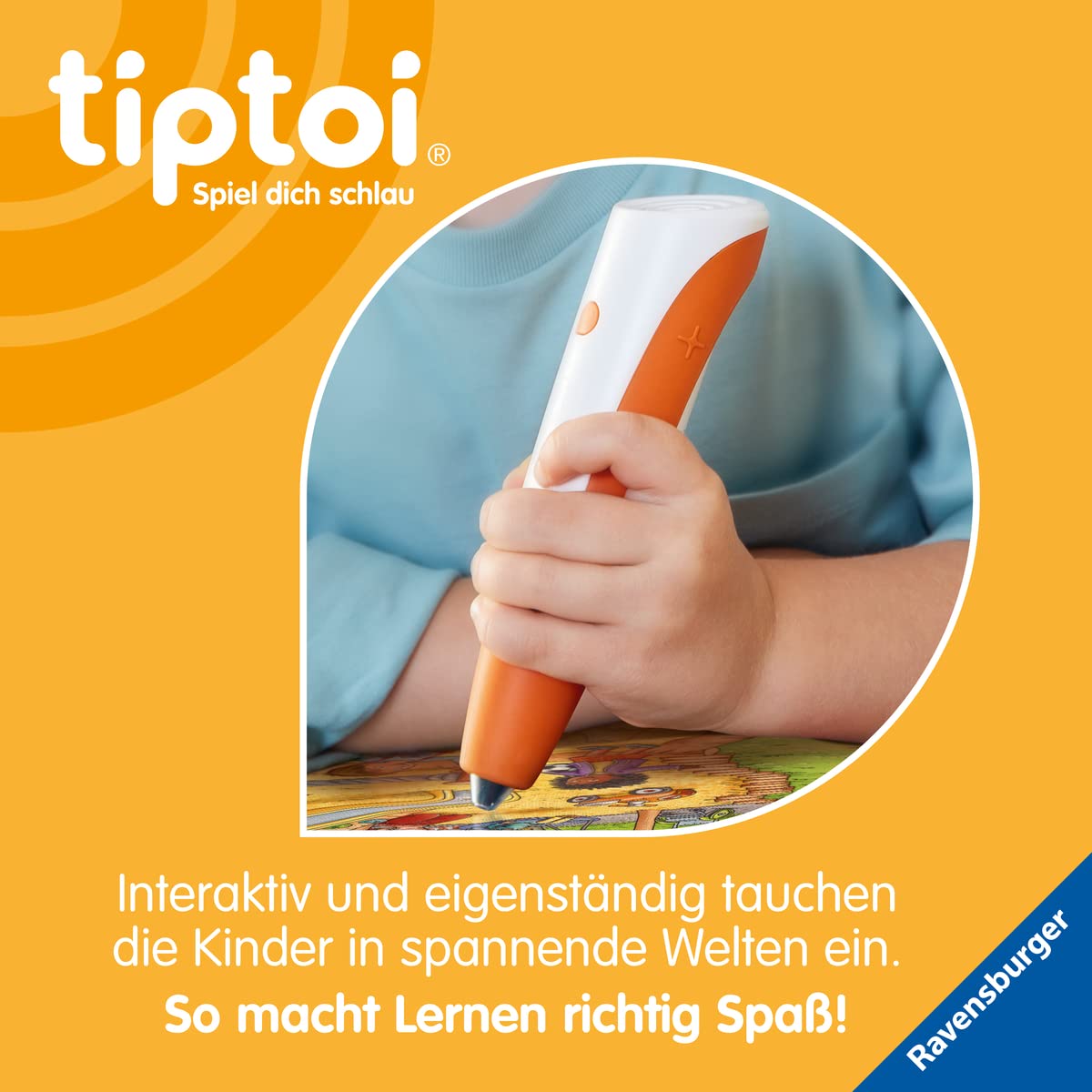 Ravensburger tiptoi pen 00110 - The playful learning system, learning toy for children aged 2 and over - The pen