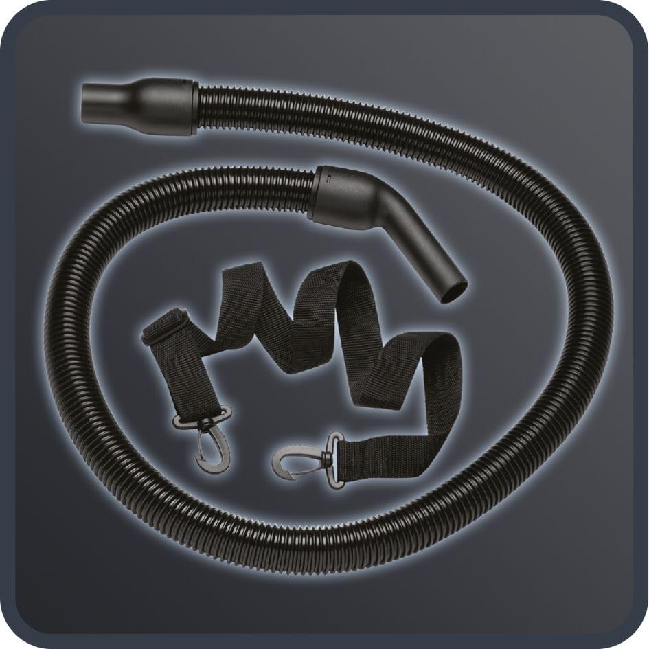 Rowenta Powerline Extreme Cyclonic, bagless handheld vacuum cleaner with power cord, features a new highly gliding nozzle, very quiet floor vacuum cleaner, high suction power without a bag, black-silver-yellow, RH8155. - RH8155WA