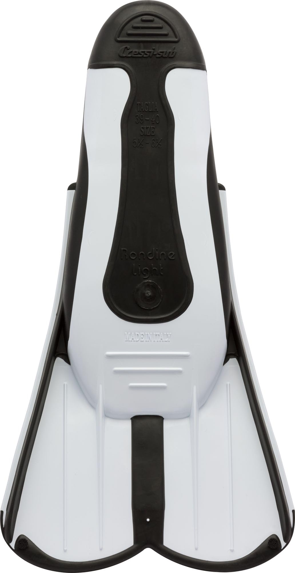 CRESSI Light Kid Fins White 31/32 - Powerful short fins for swimming and snorkeling, White Kid, 31/32 - DP183031