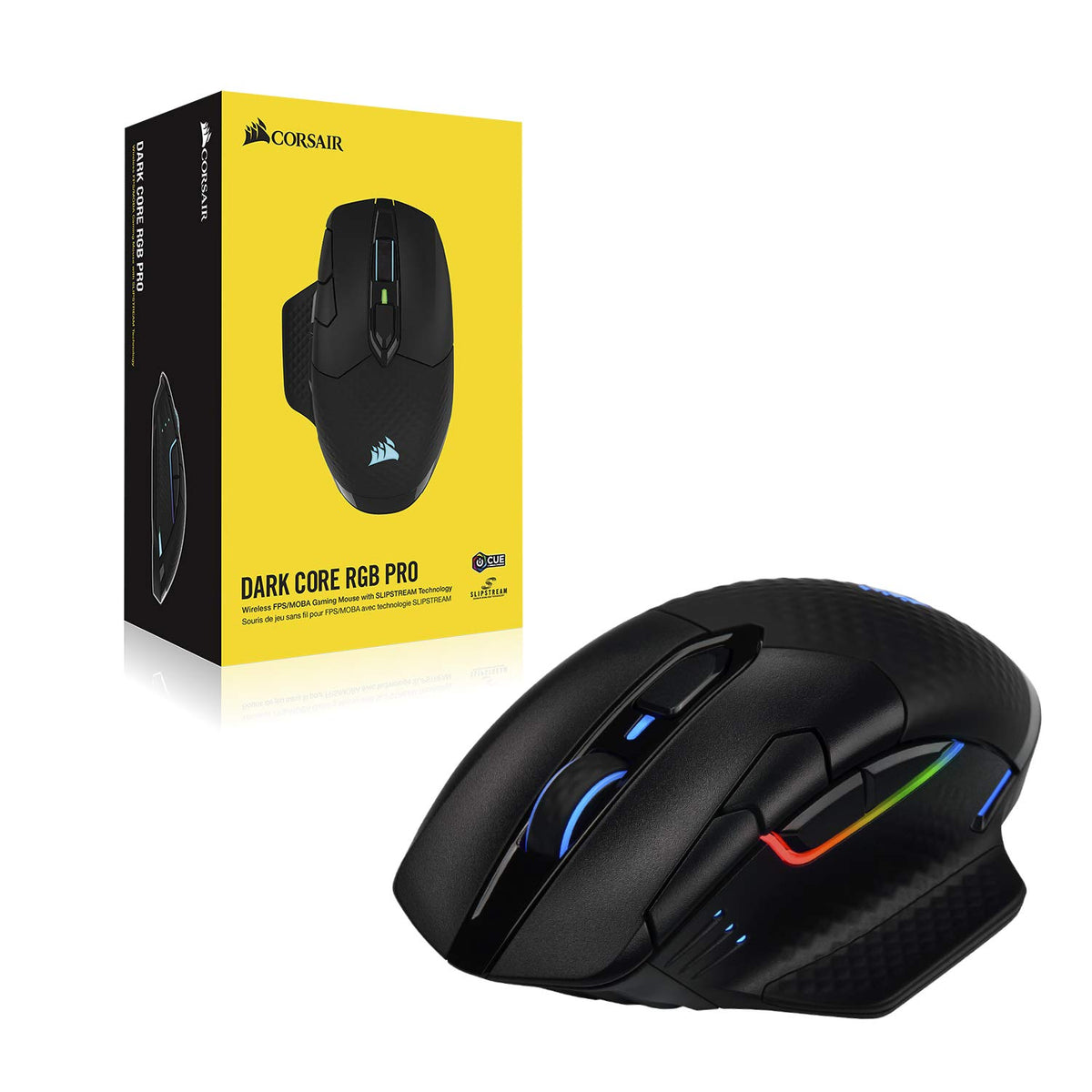 Corsair Dark CORE RGB PRO Wireless FPS/MOBA Gaming Mouse - Black - CH-9315411-EU