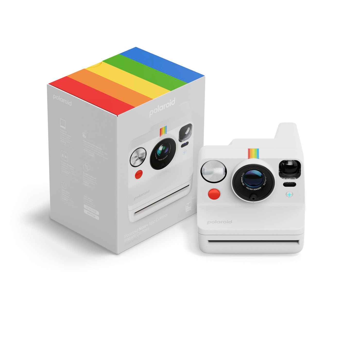 Polaroid – Now+ Generation 3 – Instant Camera with Bluetooth Connection – White (9161) - 009161