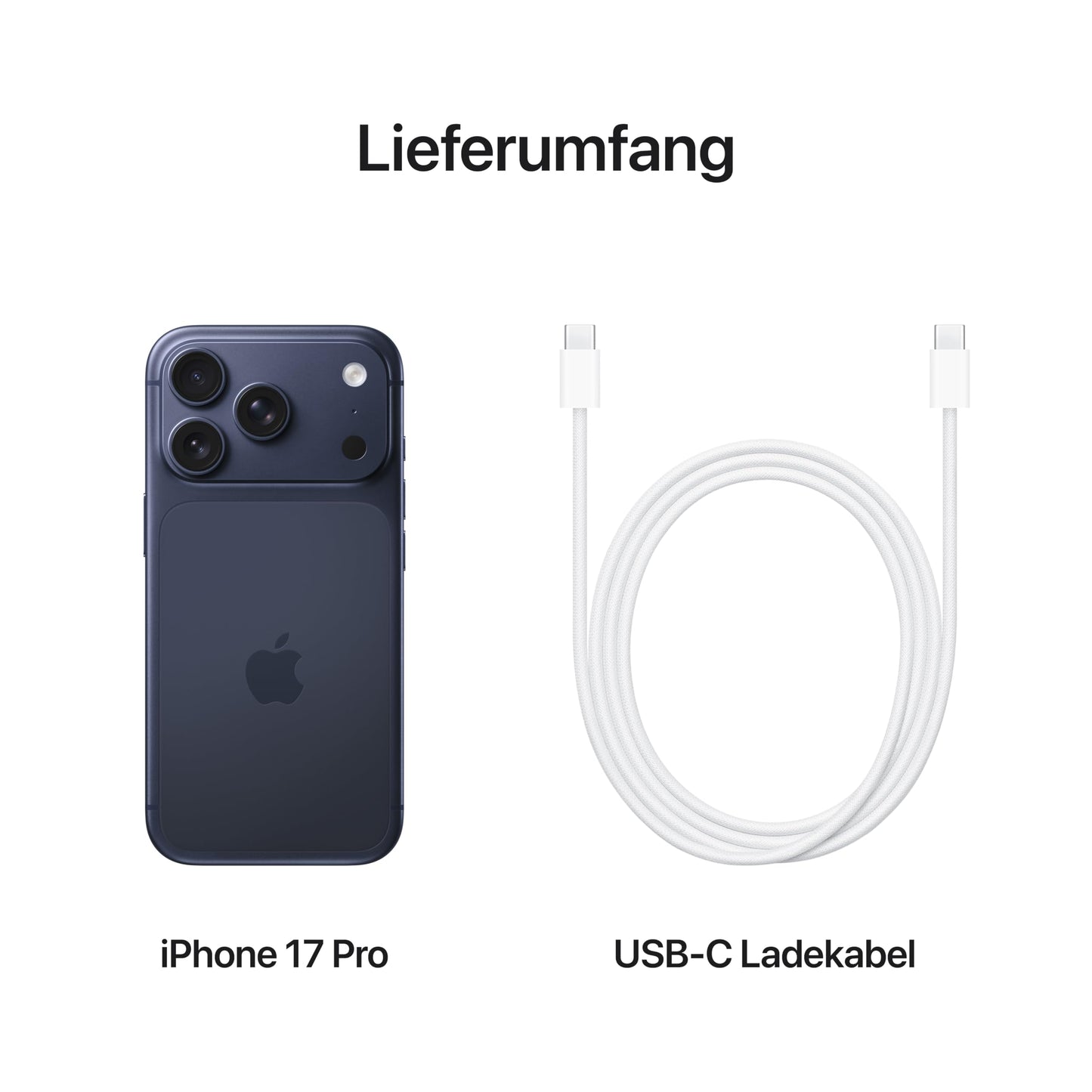 Apple iPhone 17 Pro 512 GB: 6.3" display with ProMotion up to 120 Hz, A19 Pro chip, groundbreaking battery life, Pro Fusion camera system with Center Stage front camera; deep blue - MG8N4ZD/A