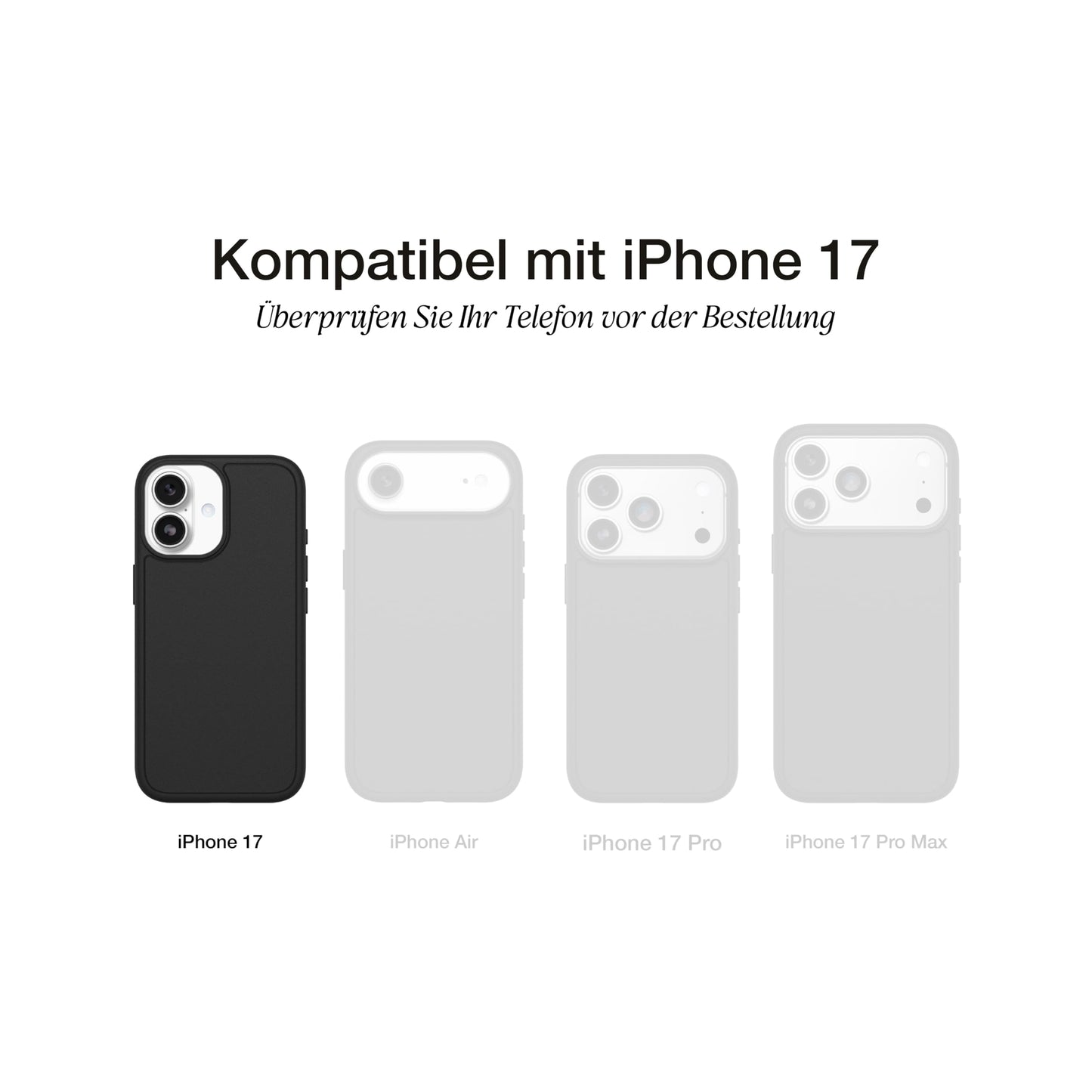 OtterBox Symmetry Series Clear MagSafe Transparent Case for iPhone 17, Shockproof Drop Proof Protective Case, 3X Military Grade Tested, Transparent - 77-98781