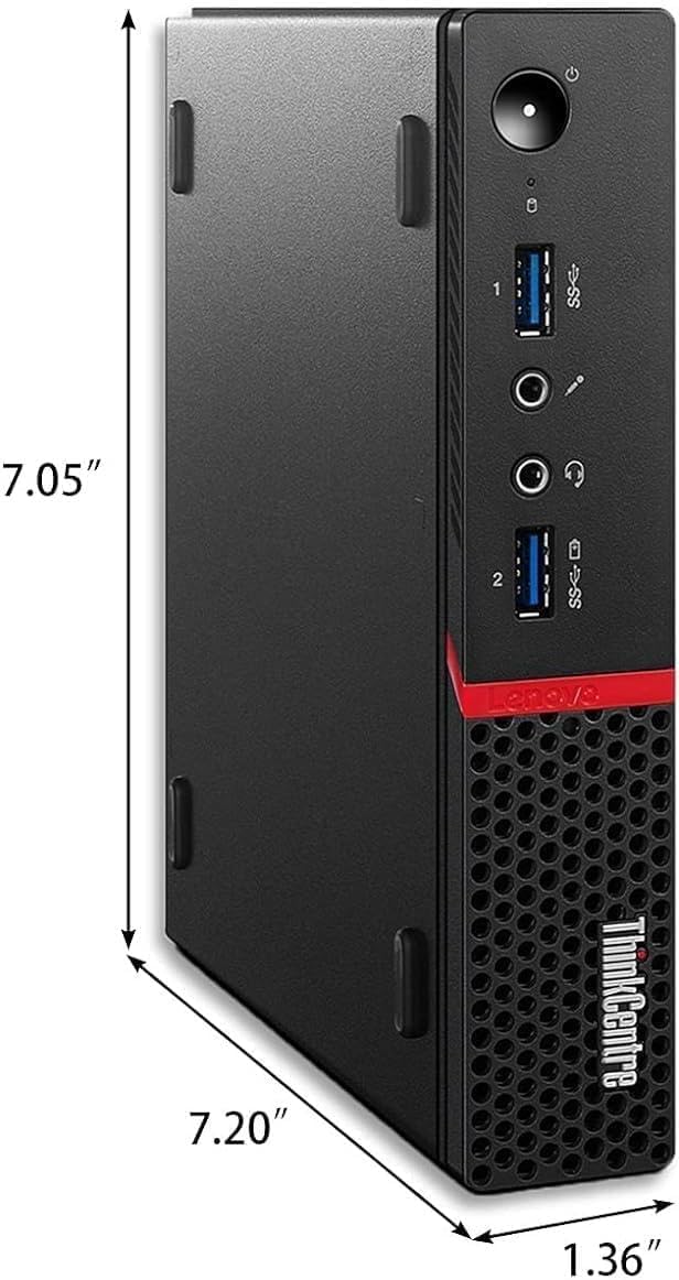 Lenovo ThinkCentre M900 • 6th Generation Intel Core i5 • 256 GB SSD • 8 GB RAM • Windows 11 Pro • Office 365 • Mini PC (refurbished)