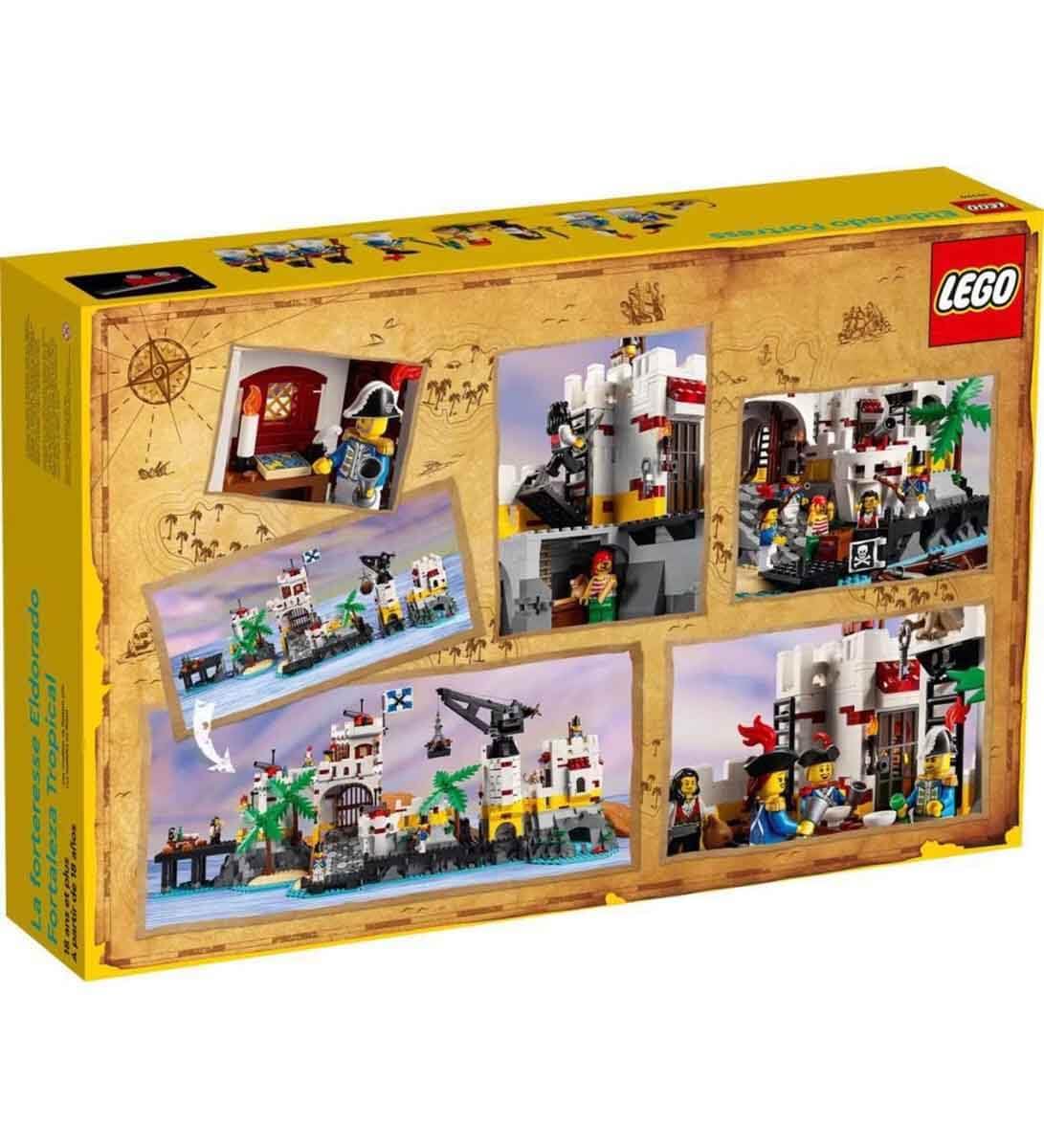 Lego 10320 Icons Eldorado Fortress, adult model kit with pirate ship and 8 minifigures - 6426509