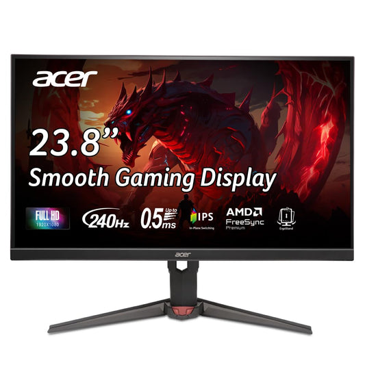 Acer Nitro XV240YW3 Gaming Monitor 24 Inch (60.5 cm) Full HD 240Hz