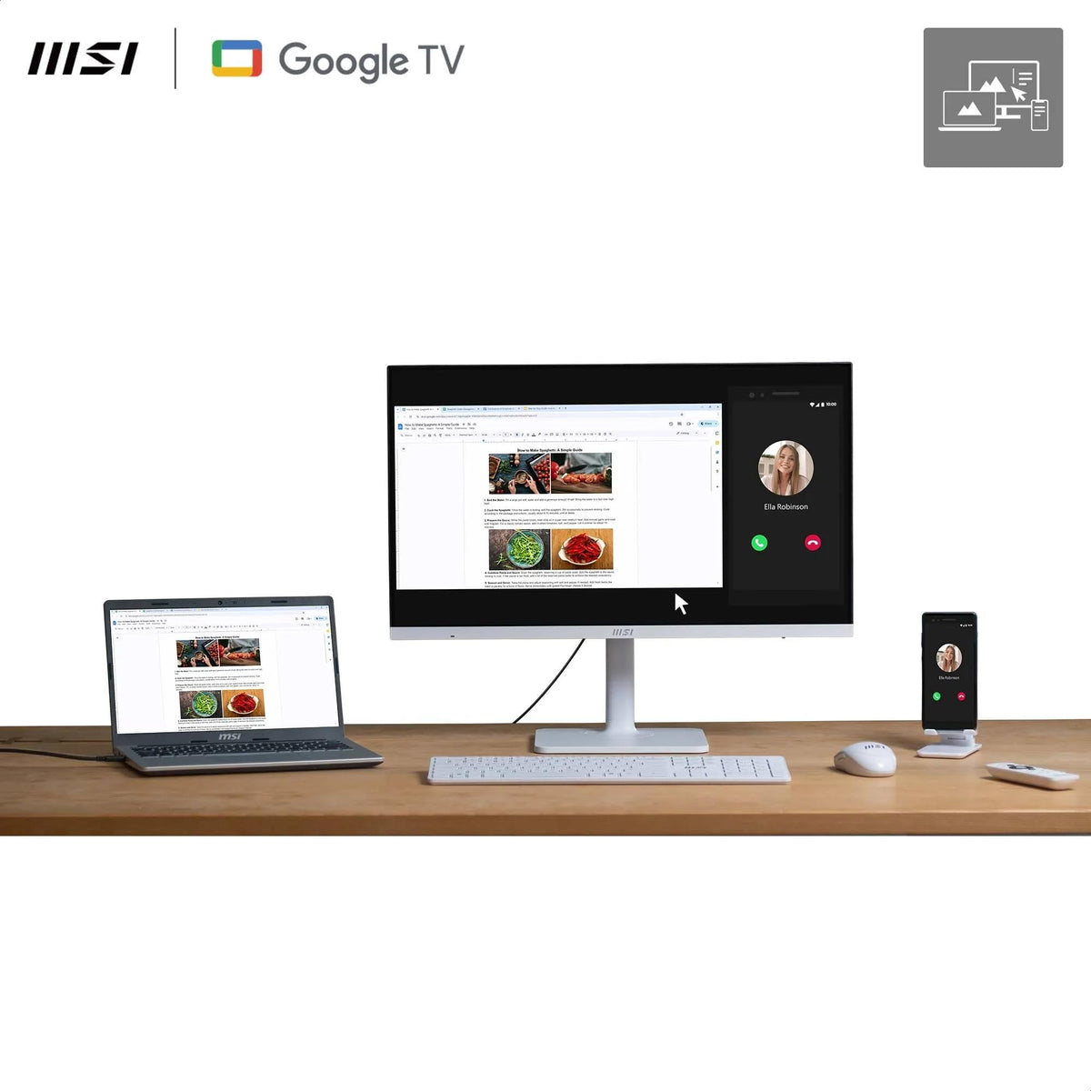 MSI Modern MD272UPSW - 3PB1