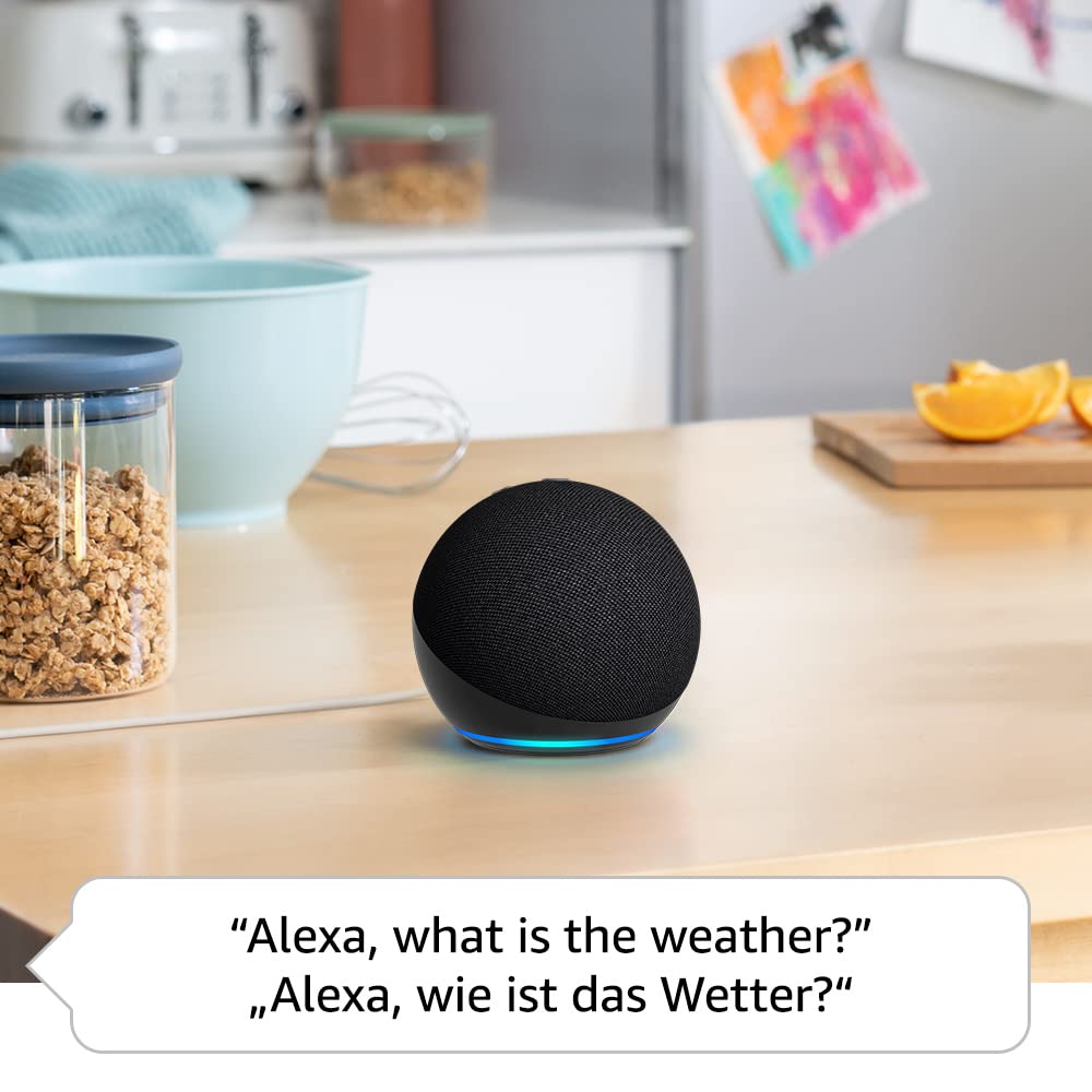 Echo Dot (5th Generation, 2022) International Version | Smart speaker with Alexa | anthracite - C2N6L4