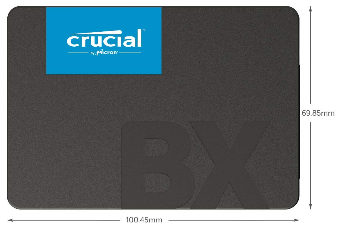 Crucial BX500 CT240BX500SSD1 240GB Internal SSD Solid State Drive (3D NAND, SATA, 2.5-inch)