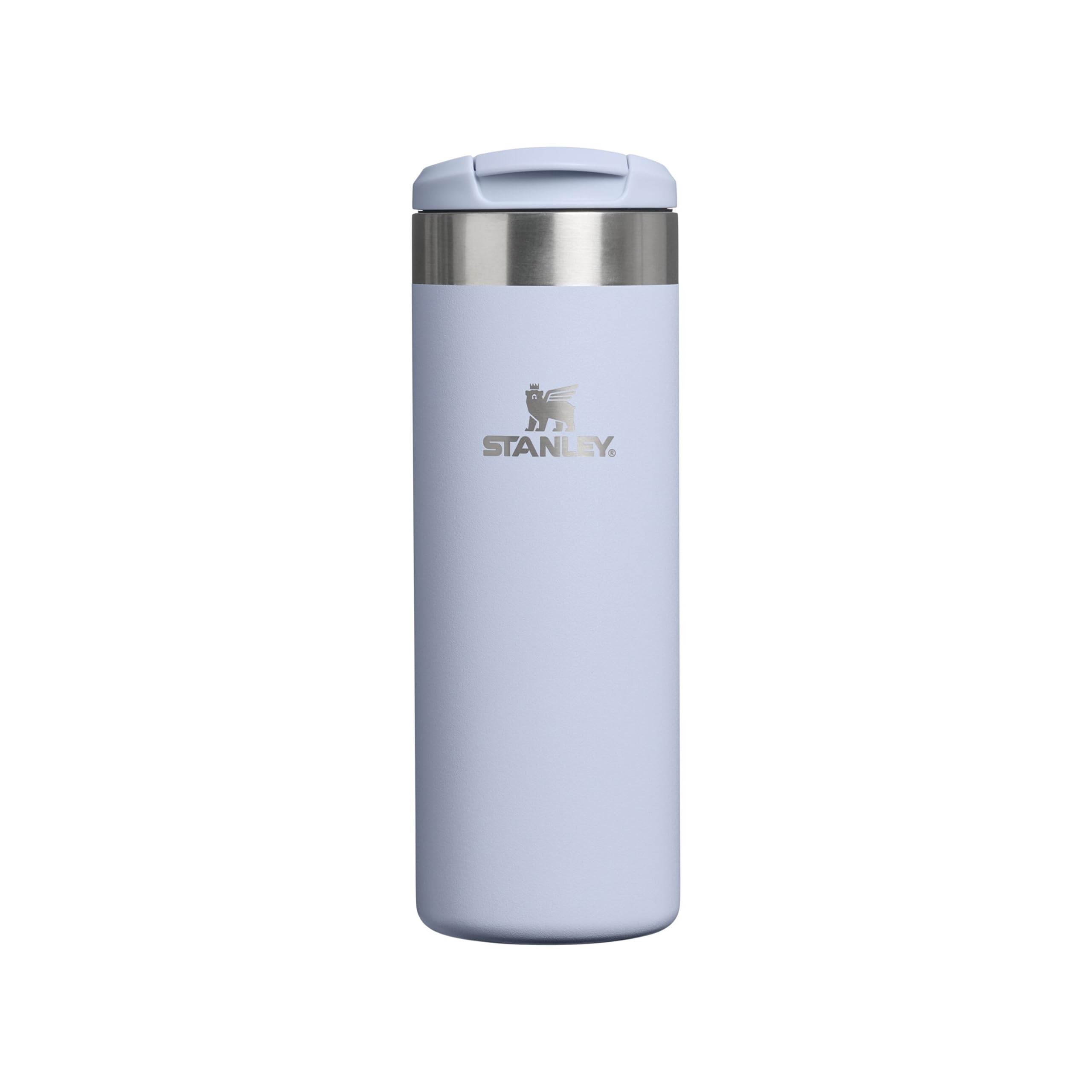 Stanley 1913 Aerolight Transit Thermo Mug 0.47L - Keeps Hot for 6 Hours - Dishwasher Safe - Coffee Mug To Go Leak-Proof - Compatible with Common Car Drink Holders - Dew Drop - 10-10787-246
