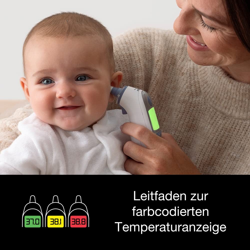 Braun ThermoScan 7 Ear Thermometer BRAIRT6520 | Age Precision Technology | Color-Coded Digital Display | Baby and Toddler Friendly | The #1 Brand Among Doctors(1)