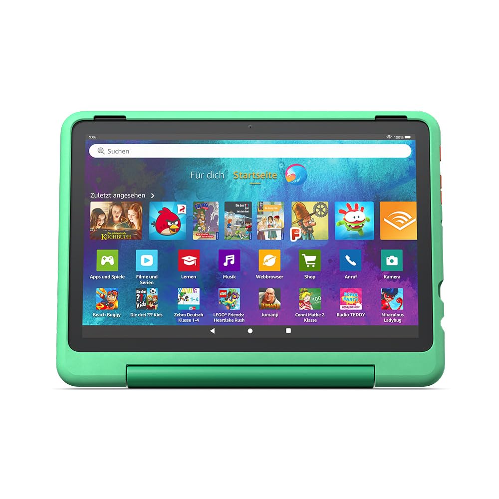 Child-friendly case from Amazon for the Fire HD 10 tablet, mint green | For children aged 6 and over | Only compatible with 13th generation tablets (2023) - 53-033186