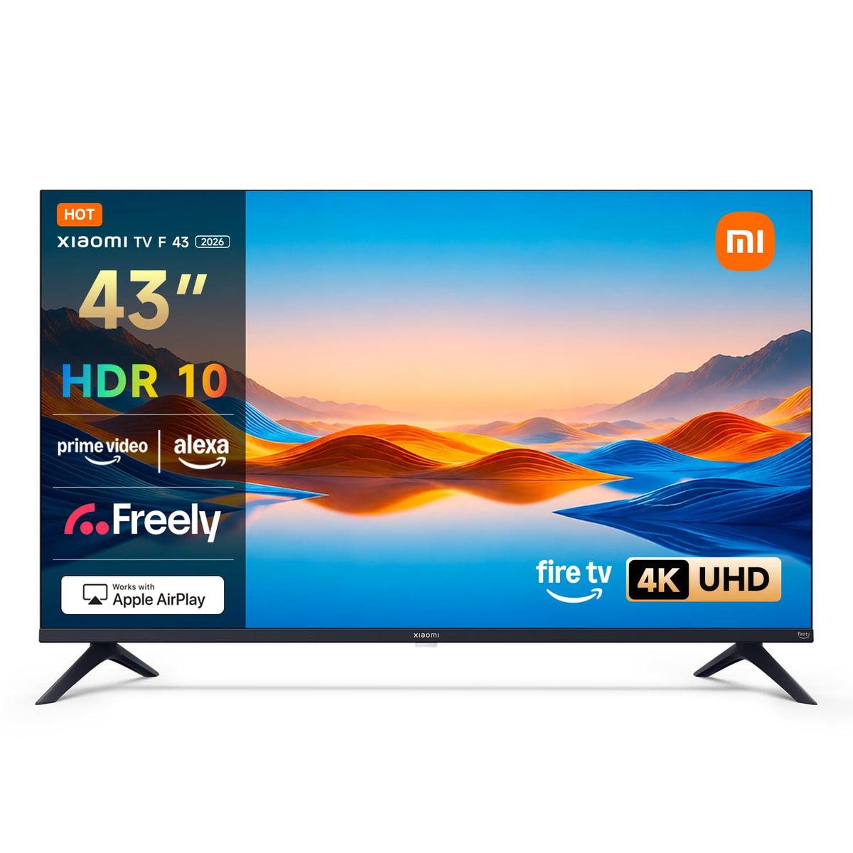 XIAOMI TV 43 Inch 2026, 4K UHD, Smart TV, Fire OS8, HDR10, L43MB-FAVEU - L32MB-FAEU
