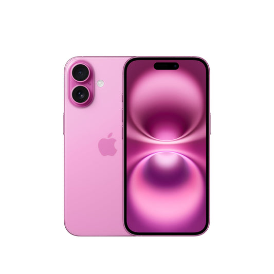 Apple iPhone 16 128 GB: 5G cell phone with camera control, A18 chip and a real battery boost. Works with AirPods, Rosé - MYEA3ZD/A