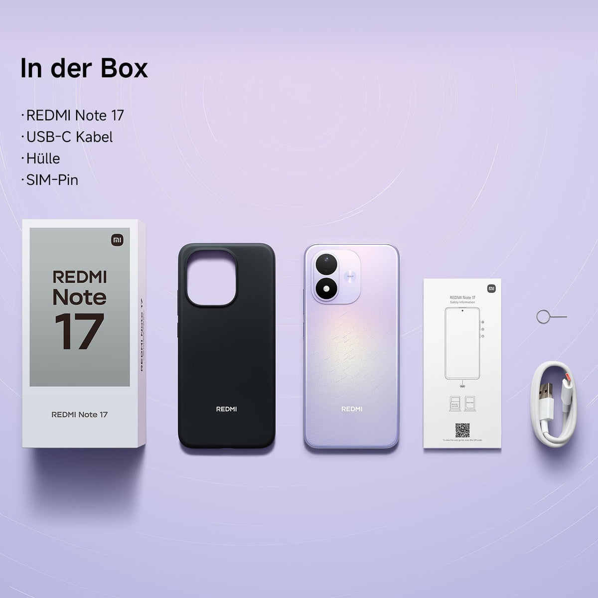 Xiaomi REDMI Note 17, Smartphone 4+128 GB, Sky Teal, 7700 mAh Battery