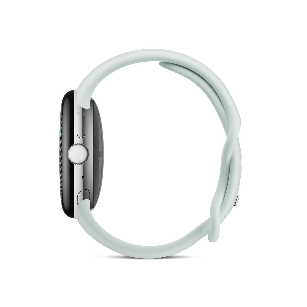 Google Pixel Watch 5 (41 mm) - Smartwatch - Silver Case/Fog Band, LTE - GA10897-DE