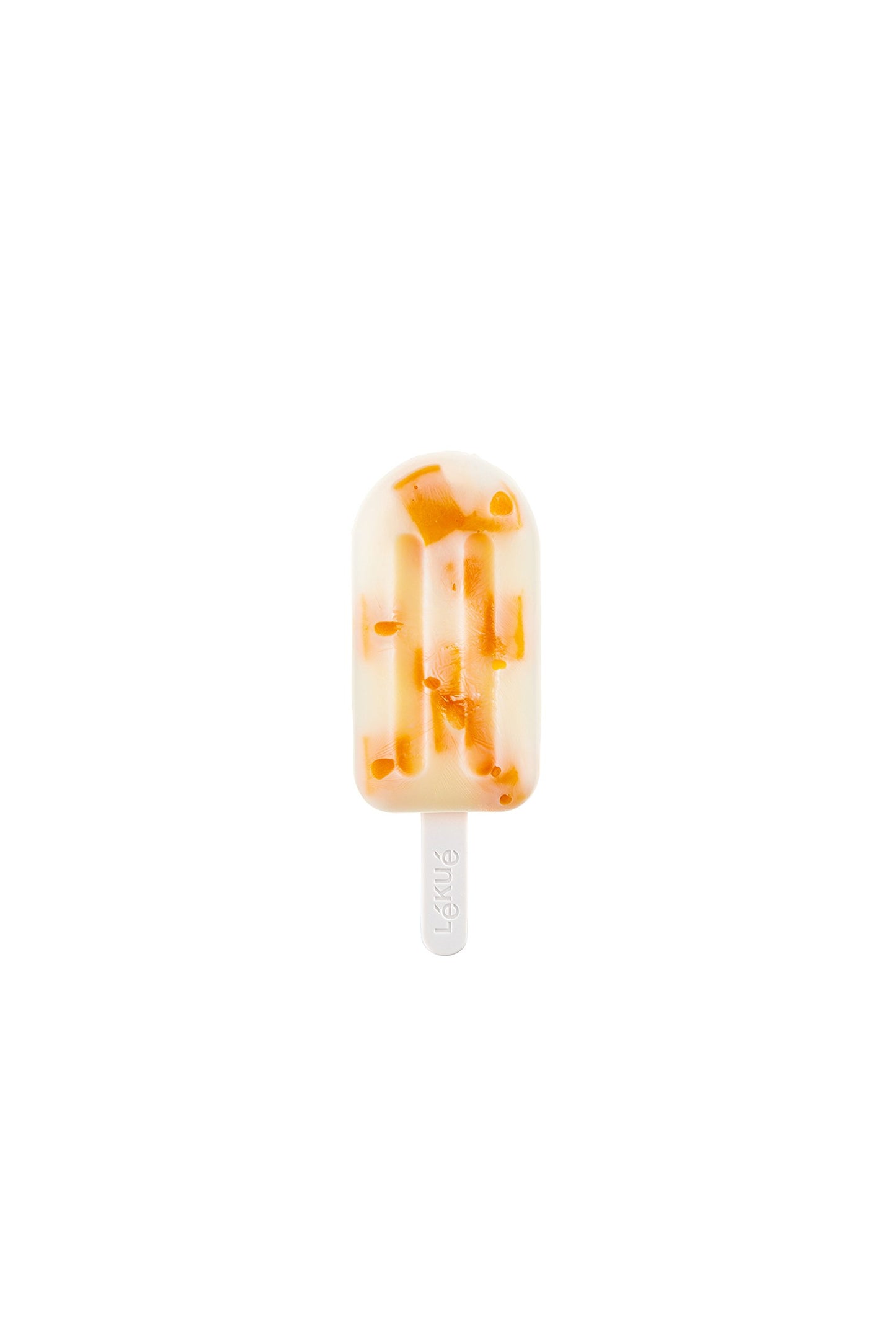 Lékué Classic Ice Cream Molds, Stackable, 16.5 cm, Set of 4, Assorted Colors, Silicone, Red/Yellow - 882180