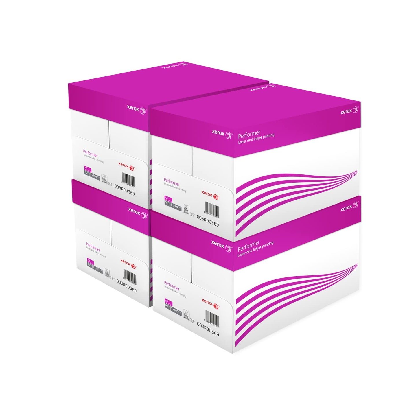 Xerox Performer Multifunction Paper 80gsm A3 4 Cards 20 Packs of 500 Sheets 10,000 Sheets - 499608