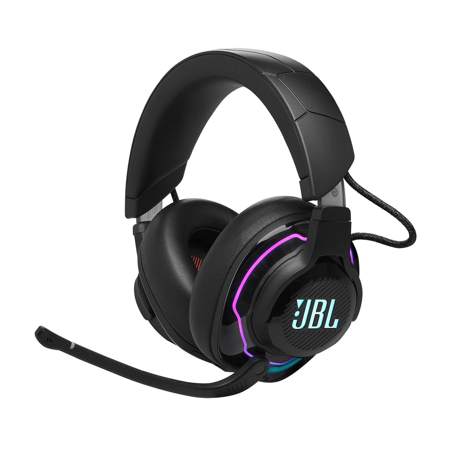 JBL Quantum 910 Over-Ear Gaming Headphones - Wireless 2.4 GHz, Bluetooth 5.2 and 3.5 mm jack - With head tracking function, ANC and 39 hours of battery life - Black - JBLQ910WLBLK