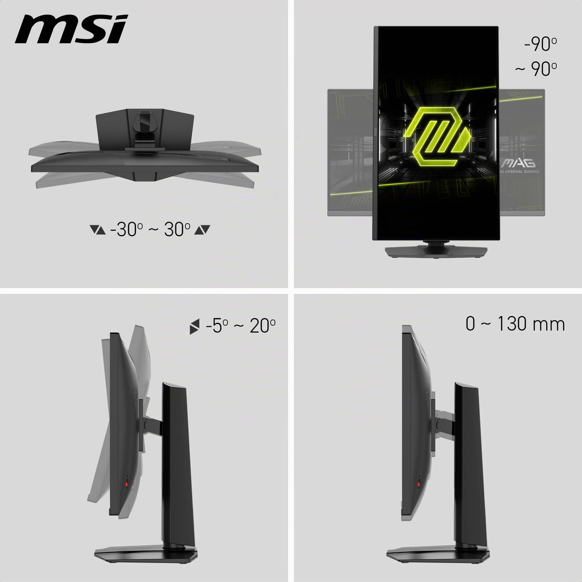 MSI MAG 275UPDA E14 Monitor de gaming de 27 inch 4K UHD, 3840 x 2160 IPS, 288 Hz, 1 ms, compatibil HDR, AMD FreeSync Premium, protecție pentru ochi, Dual-Mode, HDMI 2.1, DP 1.4a, fără ramă, negru - 4711377389532