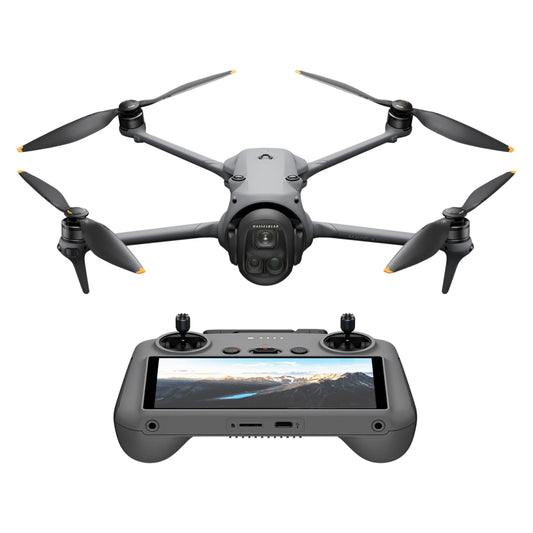 DJI Mavic 4 Pro drone with DJI RC 2, flagship triple camera drone with 100 MP 4/3 CMOS Hasselblad camera, camera drone for professionals, 30 km video transmission, 51 min. max. flight time - 6937224109933