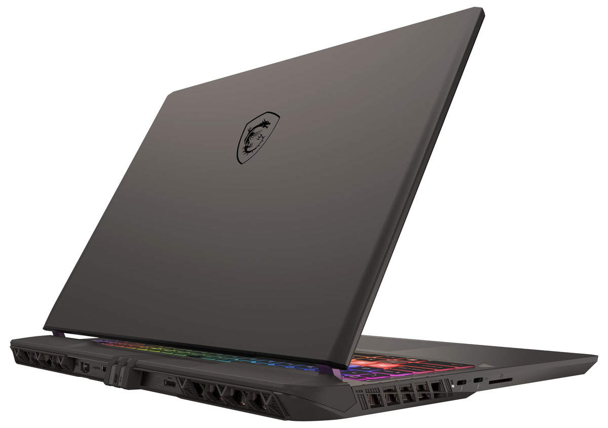 MSI Vector 16 HX AI Gaming Laptop, 16" QHD+ 240 Hz Display, Intel® Core™ Ultra 7 255HX, NVIDIA GeForce RTX 5070 Ti, 16 GB RAM, 1 TB SSD, Windows 11 Home, QWERTZ Keyboard, Cosmos Gray, A2XWHG-264 - 0015M3-264